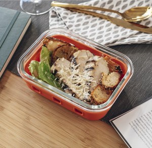 Ikoo BPA-free thủy tinh borosilicate container lưu trữ thực phẩm microwavable & không khí lưu trữ chặt chẽ - Product Image 5