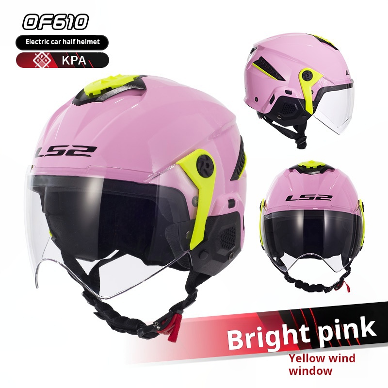 Rosa fluorescente (parabrisas amarillo)