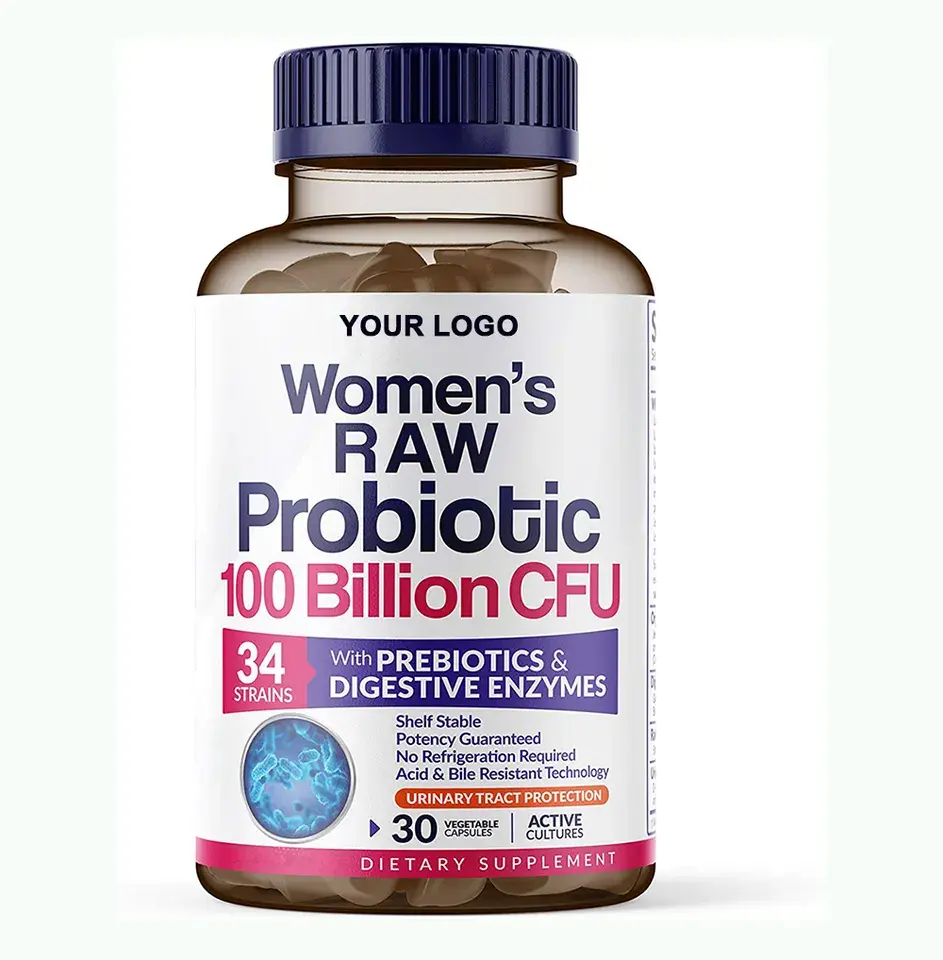 Gummy Probiótico 100 Bilhões 34 Cepas Probióticas & Gummies Probióticos Prebióticos das Mulheres