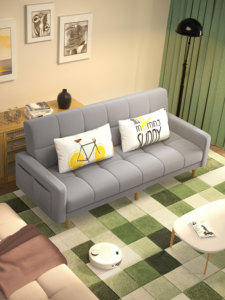 Ultra-stretto doppio due tre sezionale divano Set per piccolo appartamento soggiorno o camera da letto Design pieghevole per il risparmio di spazio - Product Image 2