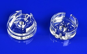 Cuvettes en verre de quartz personnalisées, tube en verre de silice à 99,99 % de pureté, haute transmission, électrode de collecte de poussière pour spectrophotomètre UV - Product Image 4