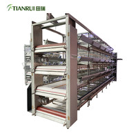 Équipements agricoles automatiques de qualité, 2 m, équipements pour élevage de volaille, vente en gros, couche chinoise, 128 oiseaux, 1000, 1.5 ans