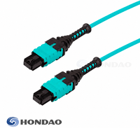 Cordon de brassage à perte standard compatible OM3 MTP MPO/MTP, 12 fibres, Type B femelle UPC 3.0mm, câble de tronçon aquatique LSZH