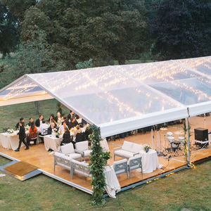 Carpa para Eventos, Bodas, Banquetes, Iglesias, con Estructura de Aluminio y Lona de PVC Blanca, para 100, 500, 1000 Personas - Product Image 2