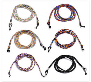 <span class=keywords><strong>Gafas</strong></span> de sol trenzadas para <span class=keywords><strong>hombre</strong></span> y mujer, cadenas, <span class=keywords><strong>cuerda</strong></span> - Product Image 3