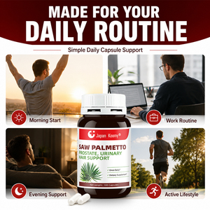 Suplemento Herbal de Saw Palmetto para la Salud de la Próstata en Hombres, Suplemento para Promover la Función del Tracto Urinario, Cápsulas de Saw Palmetto - Product Image 4