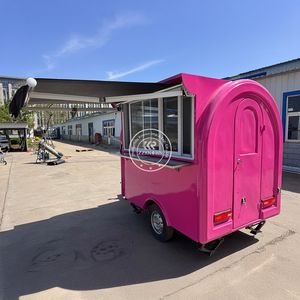 Cocina Rápida con Equipamiento Completo, Camión de Acero Inoxidable para la Venta de Café y Helados, Diseño de Remolque Móvil para Comida - Product Image 5