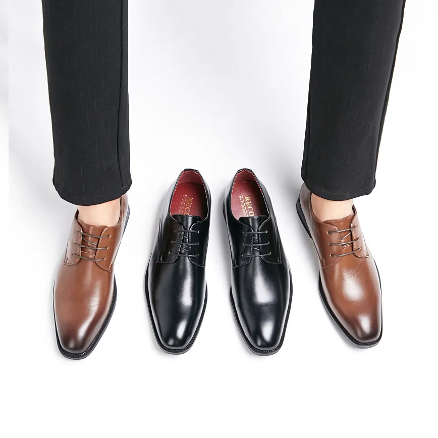 Hot Style Fashion High Quality Genuine Leather Shoes For Men's Office Dress