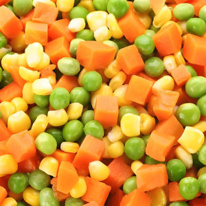 Vegetales Mixtos <span class=keywords><strong>Congelados</strong></span> de Tres Colores al Estilo Americano, Dulces, Saludables <span class=keywords><strong>y</strong></span> Nutritivos, a Granel Comercial: Granos de Maíz <span class=keywords><strong>y</strong></span> Guisantes Verdes - Product Image 1