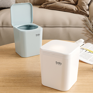 Cubo de basura de uso doméstico para sala de estar, mini cubo de basura de escritorio, cubo de basura de mesa - Product Image 2