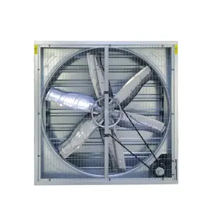 Large Airflow Square Wall Extractor Industrial Greenhouse Fan Poultry Farm Ventilation Exhaust Fan 1000 1380 1400 Hammer Fan
