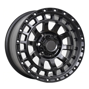 Jantes tout-terrain 17x8.5 18x8.5 ET0 20 5x150 6x139.7 compatibles avec Toyota Prado J120 J150 4Runner Tacoma FJ Cruiser Hilux, finition noir mat - Product Image 1