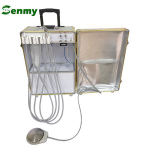 Unità Dentale Portatile S112 CE Completa con Manipolo ad Alta Velocità, Compressore d'Aria e Aspirazione Tutto in Uno - Product Image 2