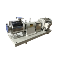 Pompe d'émulsionnement et de mélange en ligne à cisaillement élevé en acier inoxydable 316L pour sauces et vinaigrettes, homogénéisateur de qualité alimentaire