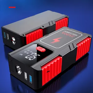 8000mah سيارة الطائر بطارية خزان الطاقة الانتقال كاتب المحمولة اللاسلكية شحن متعددة وضع مصباح كهربائي فلاش شديد السطوع سيارة شاحن بطارية