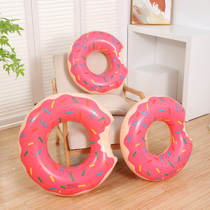 Factory Wholesale <strong>Custom</strong> Donut Circle Swimming Floater Ring Inflatable <strong>Pool</strong> Toy for Kids and Adults - Product Image 2