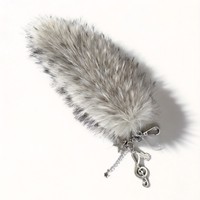 Porte-clés en fausse fourrure de renard, breloque de sac, accessoire de sac à dos, figurine de dessin animé, ornement pour clé de voiture