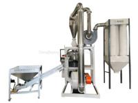 Machine à broyer de 80 à 100 kg, 30 à 80 mailles, moteur et roulement, pour broyer le plastique PE en poudre, haute productivité, portable