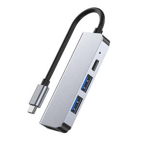 Ordinateur portable haute vitesse 4-en-1 station d'accueil type usb C hub avec hd-mi PD TF SD lecteur de carte usb <span class=keywords><strong>hubusb</strong></span> lecteur de carte - Product Image 3
