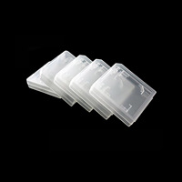Étui de rangement transparent en plastique dur pour cartes de jeu nds lite