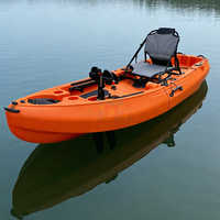 Kayak de pêche pliable modulaire avec pédales et moteur électrique, kayak de pêche démontable à monter sur le dessus