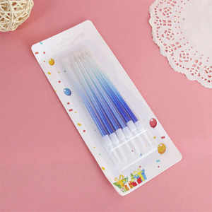 Merri augura di lusso a filo lungo torta decorativa atmosfera festiva romantica torta per feste che cuoce candele per feste di compleanno - Product Image 3