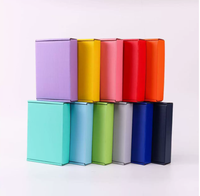Boîte d'emballage pour vin en carton ondulé carré, personnalisable avec logo, écologique, biodégradable, en matériaux recyclés, couleur bordeaux