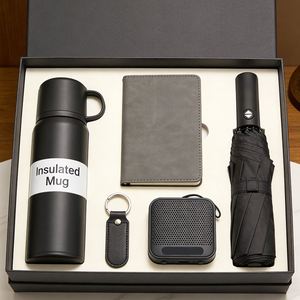 Promotion Customized Logo PU Leather Corporate Office <b>Gift</b> <b>Set</b> for Christmas & New Year Enterprise Marketing - Product Image 4