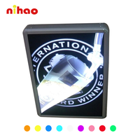 NIHAO Plaque Métallique Murale Lumineuse pour Bouteilles – Idéale pour Bars et Restaurants