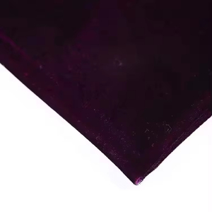 Tissu en micro-velours 100 % polyester, teint uni, tissé en <span class=keywords><strong>soie</strong></span>, couleur personnalisée, prix abordable, pour robes tendance - Product Image 3