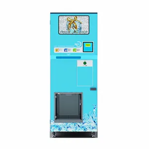 Chine Factory Direct 140kg self service crushed stand alone ice vending machine for business