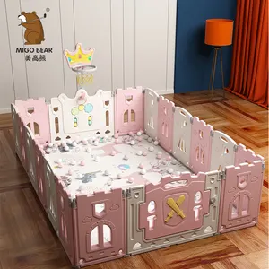 Clôture de jeu en plastique coloré pour enfants, barrière de sécurité, Style de planche de jeux Standard européen, enclos pour bébés