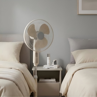 Ventilateur sur pied silencieux de 16 pouces avec minuterie, inclinaison réglable et oscillation verticale pour chambre et appartement, idéal pour la circulation de l'air