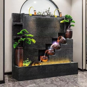 Waterpartij Binnenplaats Decor Milieuvriendelijke Hars Rotstuin Fontein - Product Image 3