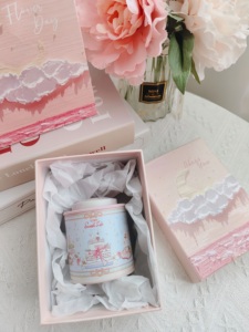Bougie parfumée en fer forgé à la française pour la décoration de chambre de style forêt, cadeau d'anniversaire pour filles, <span class=keywords><strong>coffret</strong></span> cadeau souvenir - Product Image 3