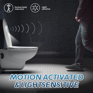 2024 nuova casa intelligente nuova proiezione del sedile del water luce notturna del sensore di movimento personalizzato lampada a Led - Product Image 5