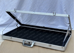 Nhôm <span class=keywords><strong>Acrylic</strong></span> hiển thị trường hợp hiển thị di động trường hợp cho thẻ kinh doanh/đồ trang sức/đồng hồ - Product Image 6