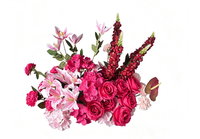 Vente en gros usine : Guirlande de fleurs artificielles multicolores, série Printemps, pour décoration de mariages, fêtes et événements