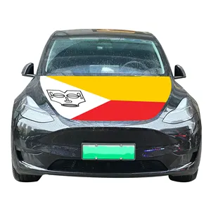 Capô de carro para Ilhas Marquesas, capô de carro com 120x150 cm, resistente ao desgaste e durável, capa durável para bandeira, acessível