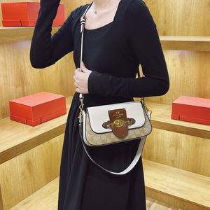 Bolso Bandolera Retro Francés para Mujer, Versátil, Pequeño, Cuadrado, de PU, Estampado Europeo Americano, Moderno y Elegante, Estilo 675 - Product Image 4