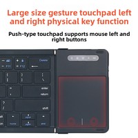Casing Lipat Keyboard Nirkabel Tanpa Lampu Latar, Tanpa Sambungan, untuk Tablet Mini Portabel Ultra-Tipis Universal