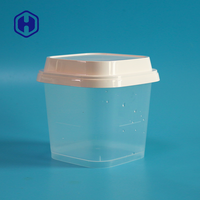 Gobelet en plastique jetable personnalisé PP IML sans BPA, de qualité alimentaire, recyclable, pour yaourt glacé, crème glacée, nouilles instantanées, avec couvercles