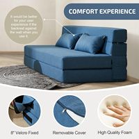 Maßgefertigtes Multifunktionales Modernes Sofa Hochwertiges Klappbares Schaumstoff-Schlafsofa mit Kissen für Wohnzimmer