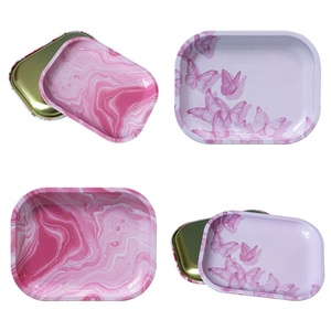 ชุดถาดกลิ้งแบบกำหนดเองพิมพ์ลายเอง-ถาดกลิ้งสำหรับกล่องของขวัญบุหรี่ไฟแช็คอื่นๆและ amoking โลหะอุปกรณ์เสริม - Product Image 6