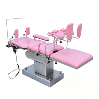 Table d'opération gynécologique électrique multifonctionnelle, table d'accouchement obstétrique avec commande au pied pour salle de maternité hospitalière