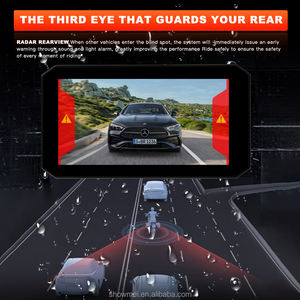 รถมอเตอร์ไซค์นำทาง GPS แบบพกพา5.5นิ้วบันทึกอัตโนมัติแบบแอนดรอยด์พร้อมกล้องบลูทูธไร้สาย - Product Image 3