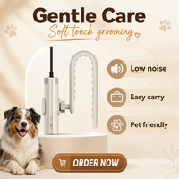Sèche-cheveux pour toilettage de chiens, sèche-cheveux pour le cou des animaux, libérez vos mains, sèche-cheveux anionique suspendu au cou avec lumières LED