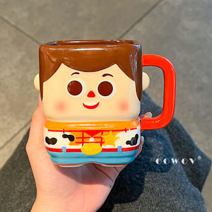 Mug carré en céramique <span class=keywords><strong>Disney</strong></span> Toy Story 480 ml avec poignée pour le bureau, la maison, les enfants et les cadeaux - Product Image 2