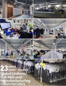 Costume <span class=keywords><strong>homme</strong></span> de haute qualité OEM, style <span class=keywords><strong>italien</strong></span> classique, veste de costume imperméable ajustée, pantalon long, col en V, ensembles de bureau et de mariage - Product Image 5