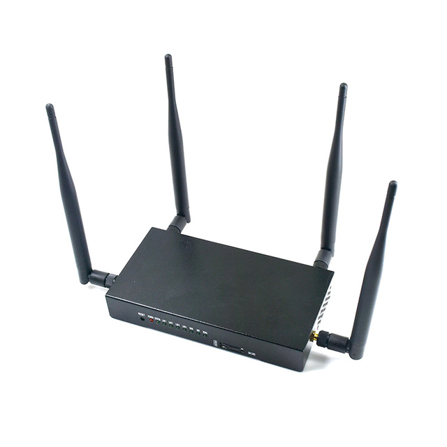 Industrial OpenWrt Supported 300Mbps 2.4G High Power Wireless Router for Factory Automation Control